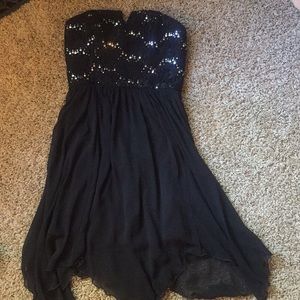 Black and silver Formal dress